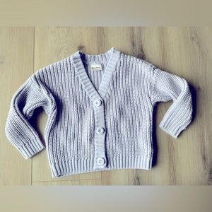 Hanna Andersson 110 cm US 5 violet knit glitter